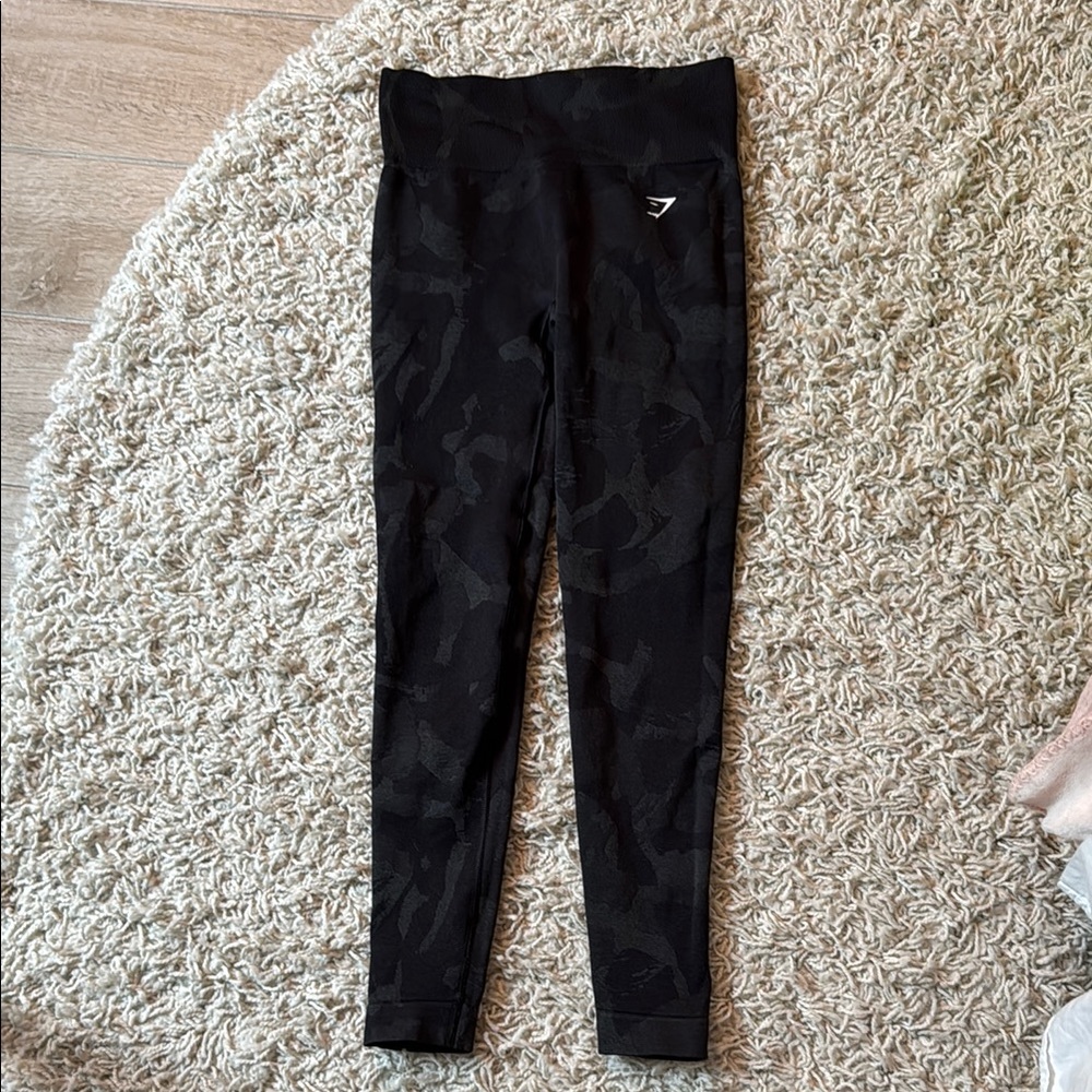 Black Camouflage Leggings